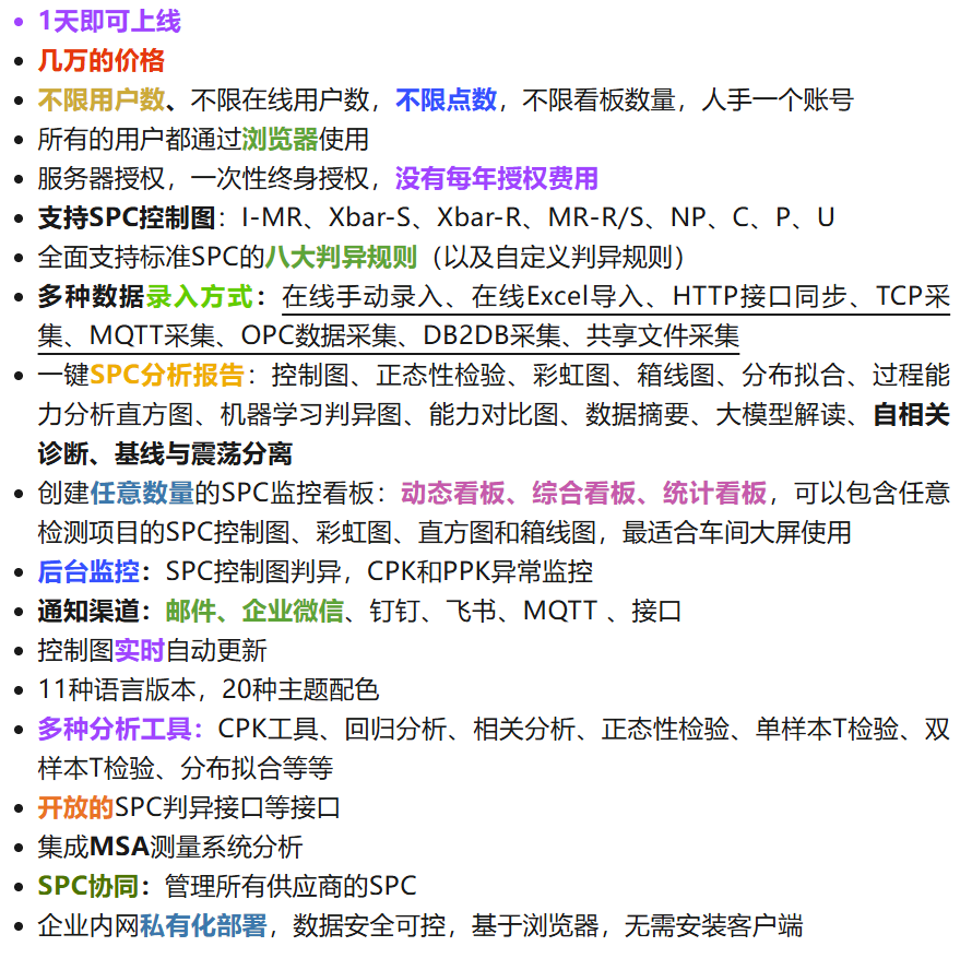 斌果SPC，企业级智能 SPC 平台：重塑质量管理的投入产出比