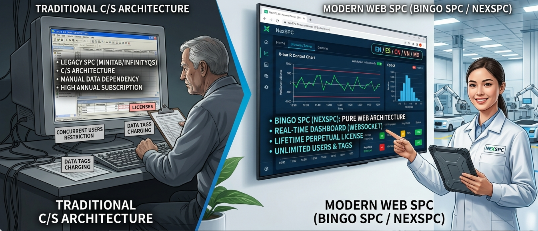 打破传统软件订阅陷阱：Minitab与InfinityQS等遗留系统的现代Web端替代方案